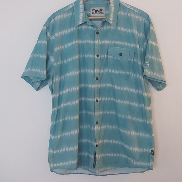 Howler Bros San Gabriel 100% Cotton One Pocket Front Button Down Shirt XL - Picture 2 of 11